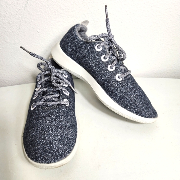 Allbirds Womens Merino Wool Natural Gray Wool Runners-Size 8 - Picture 1 of 10